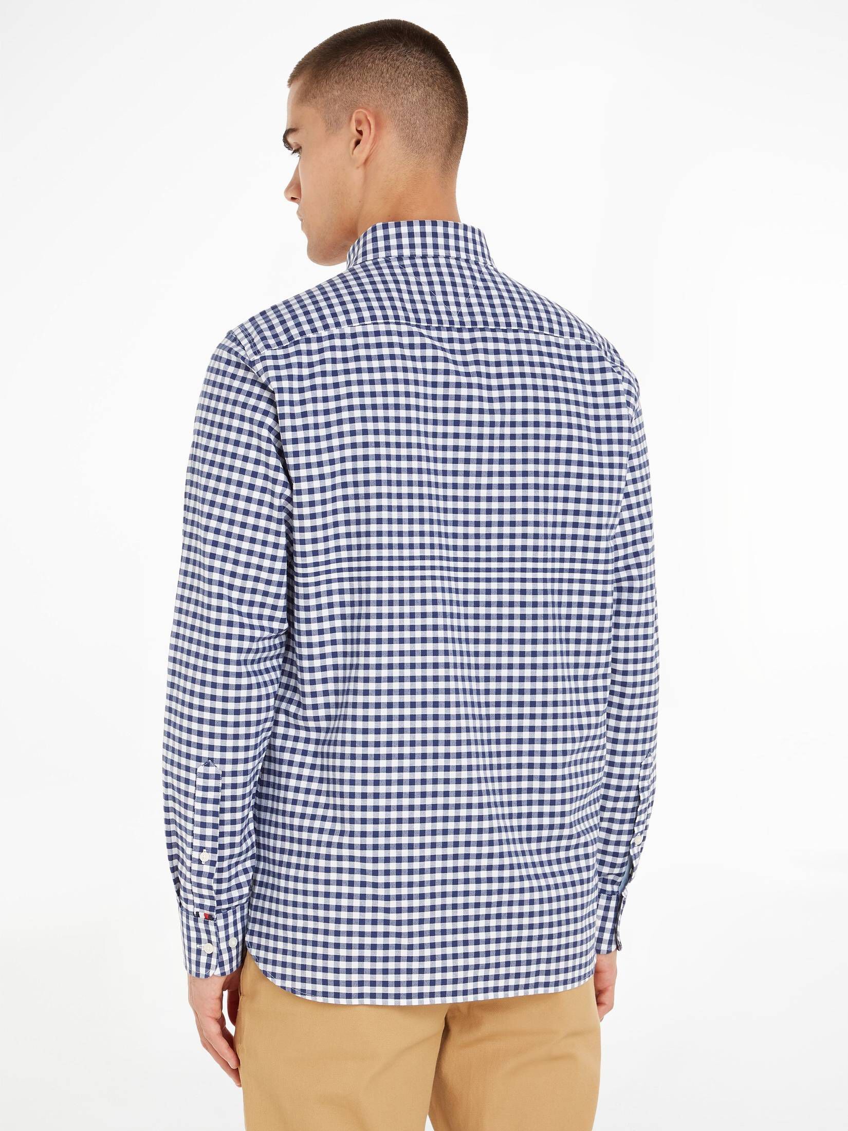Tommy Hilfiger| Herren Hemd Langarm Regular Fit