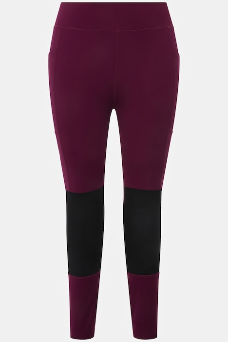 Wander-Leggings, Zipptasche, High Waist, Elastikbund
