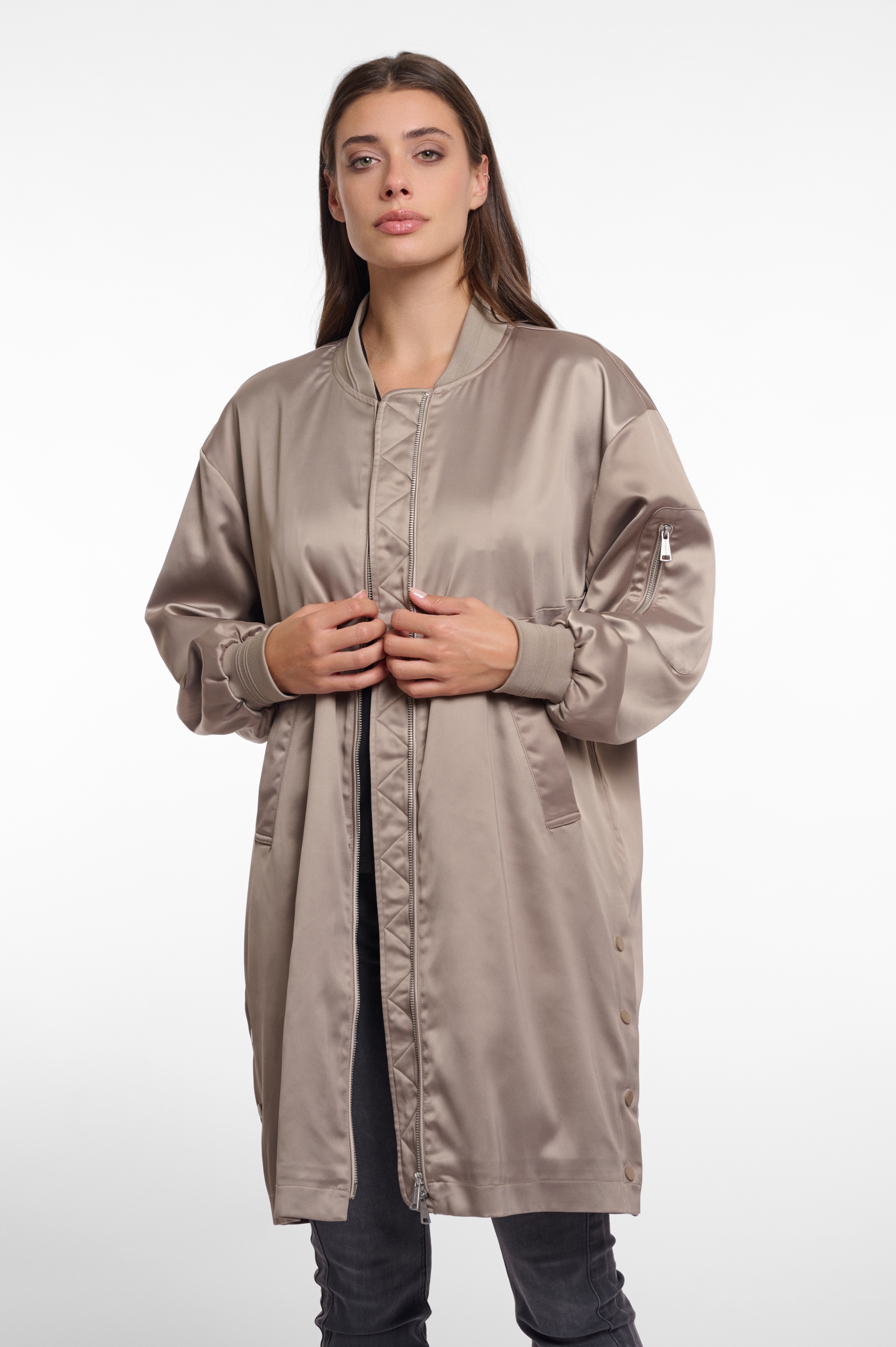 Rino & Pelle Langjacke »SUKI« mit Ärmel Tasche