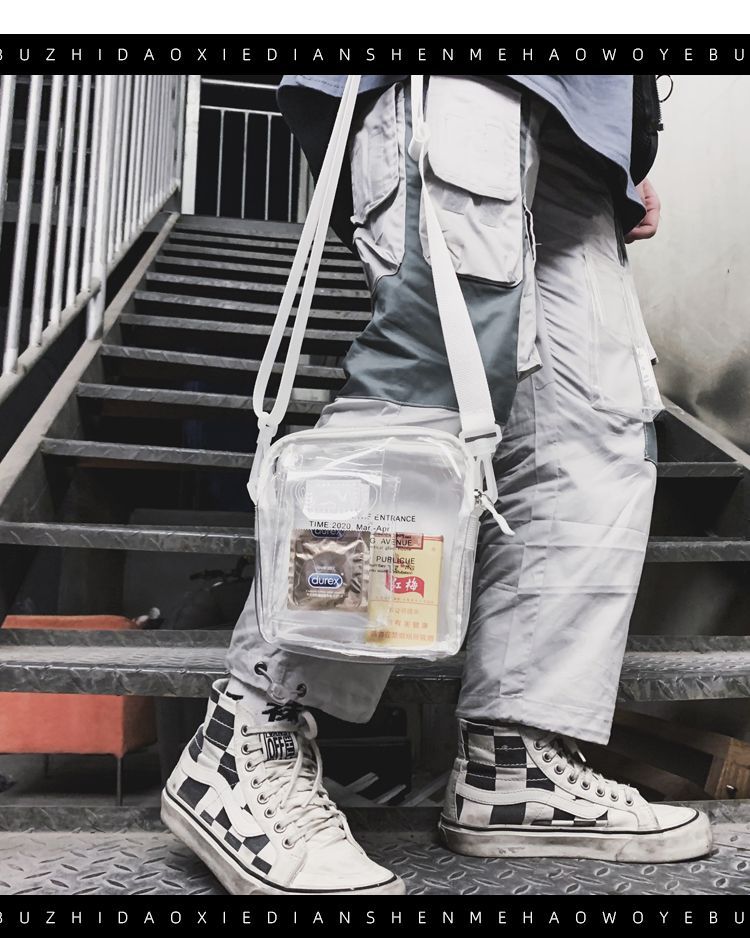 SUNMAN - Transparante crossbodytas