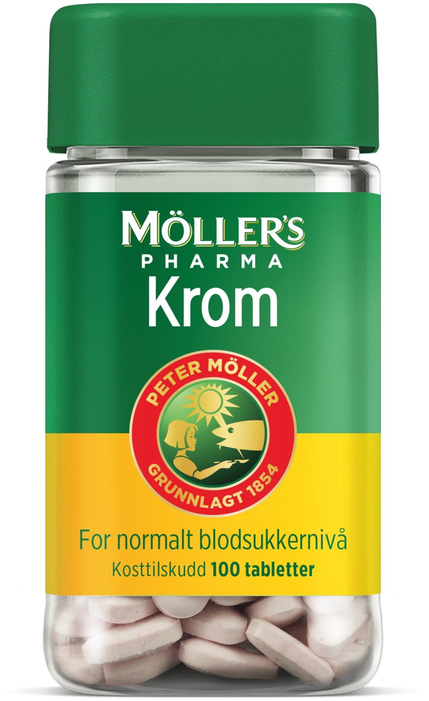 Möller's Pharma Krom 100 tabletter