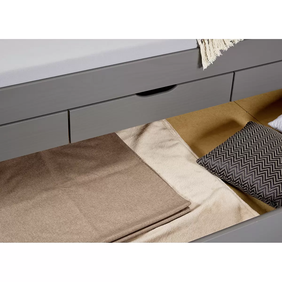 Funktionsbett Lena 90x200 Grau