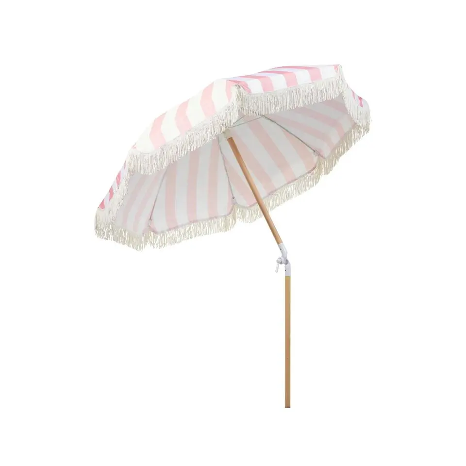 MONDELLO - Parasol - Roze/Wit - Polyester