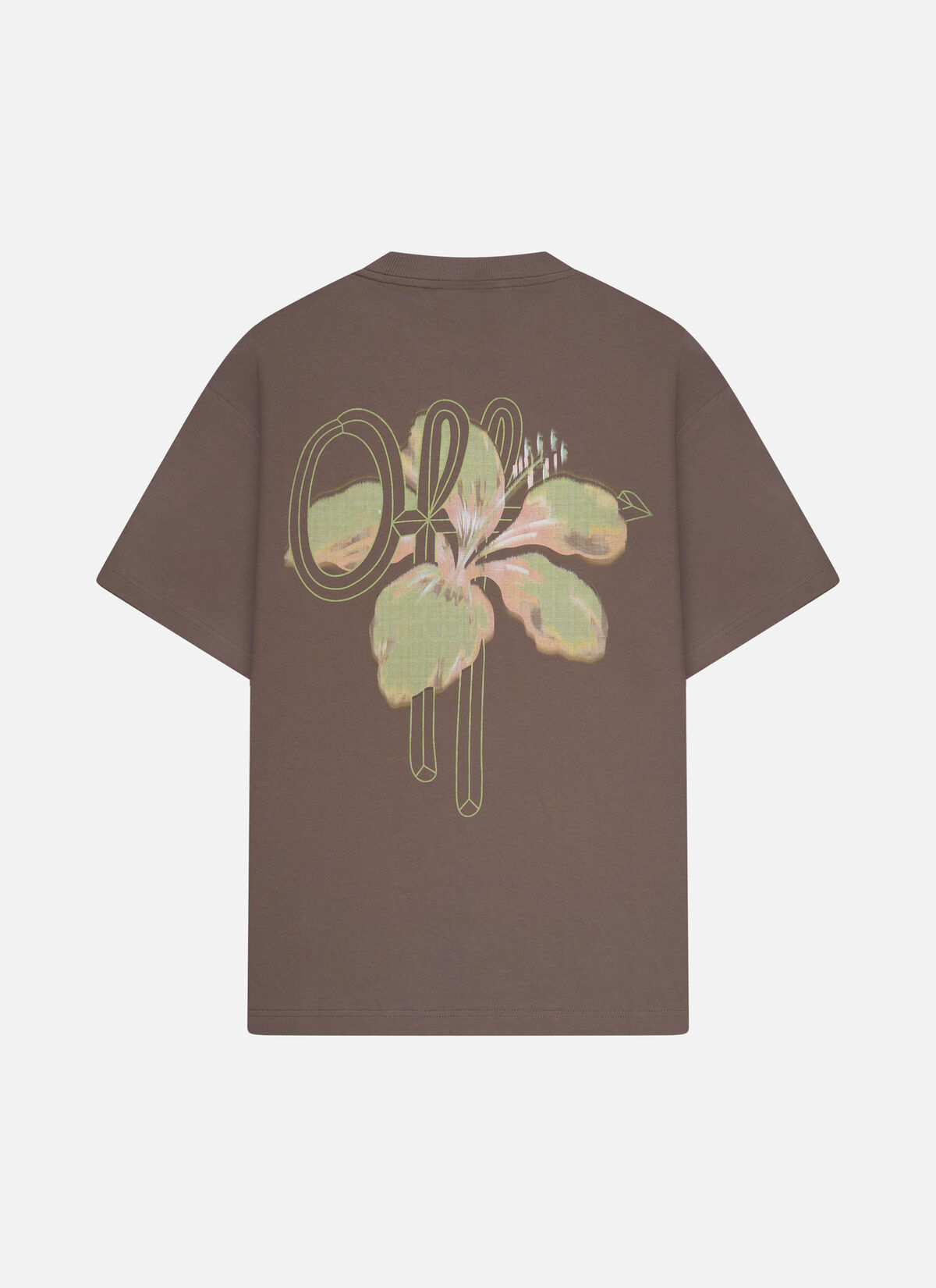 Off The Pitch Corsage T-Shirt Heren Bruin