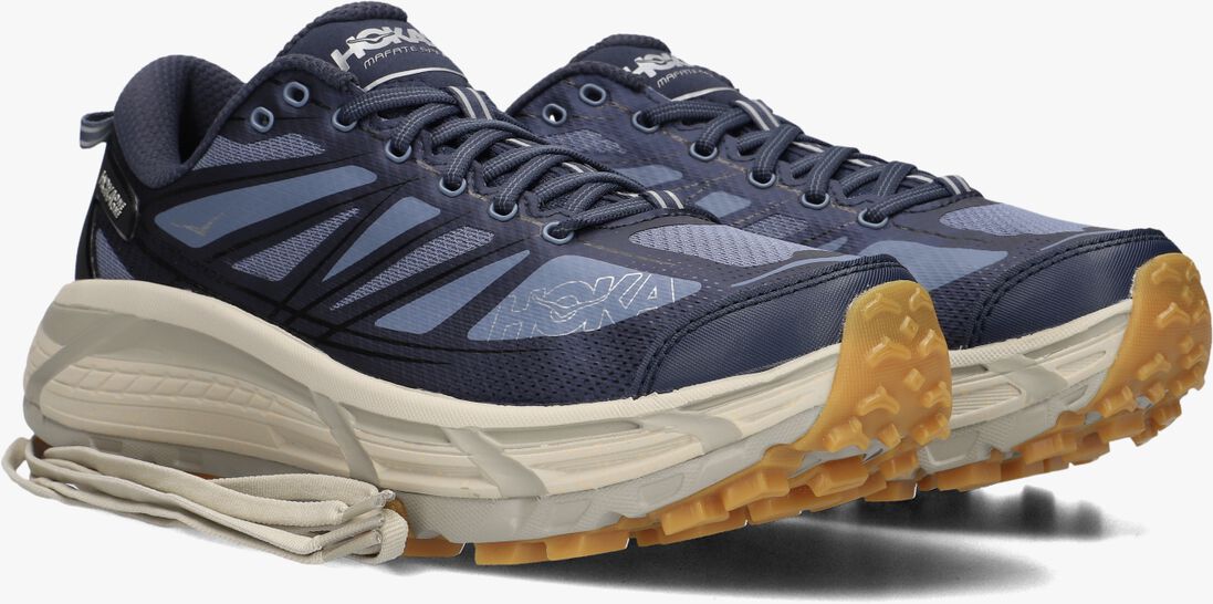 blauwe hoka lage sneakers mafate speed 2