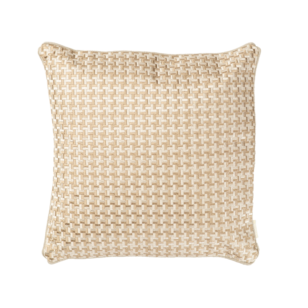 Sierkussen Richstitch linnen natural 40x40 cm