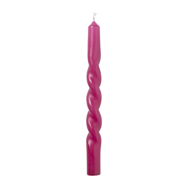Dinerkaars twist - paars - ø2.5x20.5 cm
