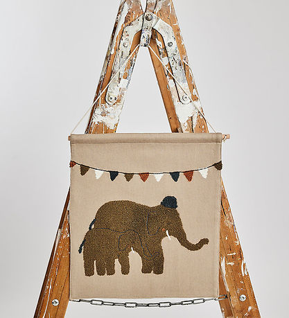 Smallstuff Wanddeko - 37x33 cm - Elefanten Celebration