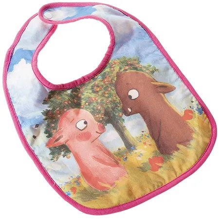 Heunec Rosalie & Trüffelchen Lätzchen rosa 25cm