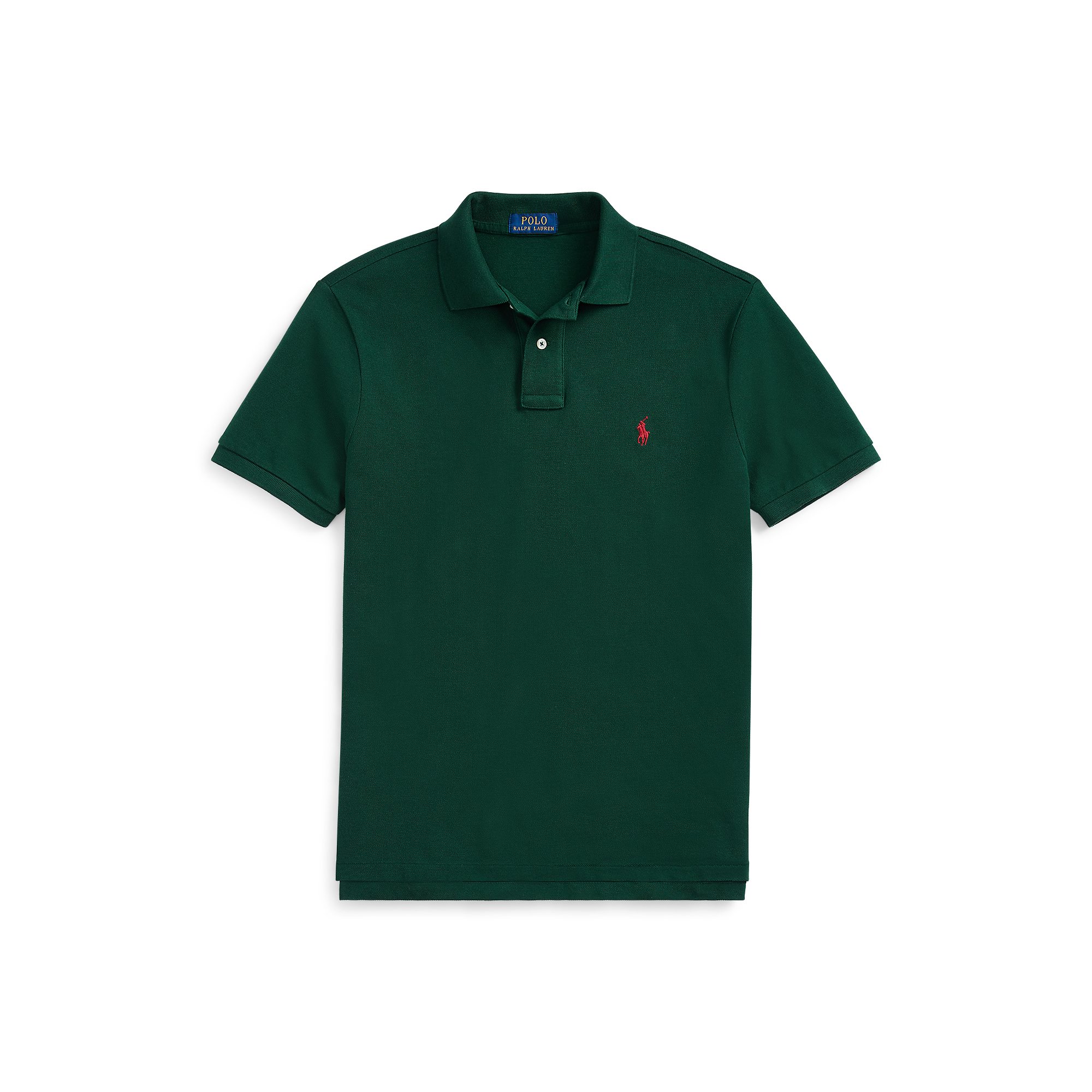 Polo slim-fit en coton | Vert