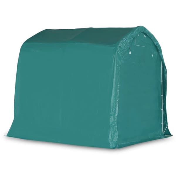 vidaXL Garasjetelt PVC 2,4x2,4 m grønn