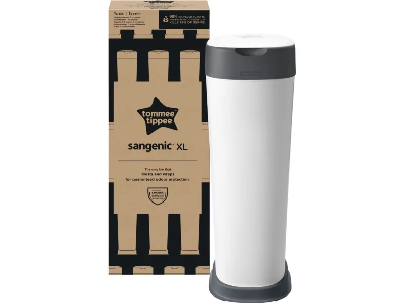 Blespand Twist and Click sangenic XL hvid,1 stk