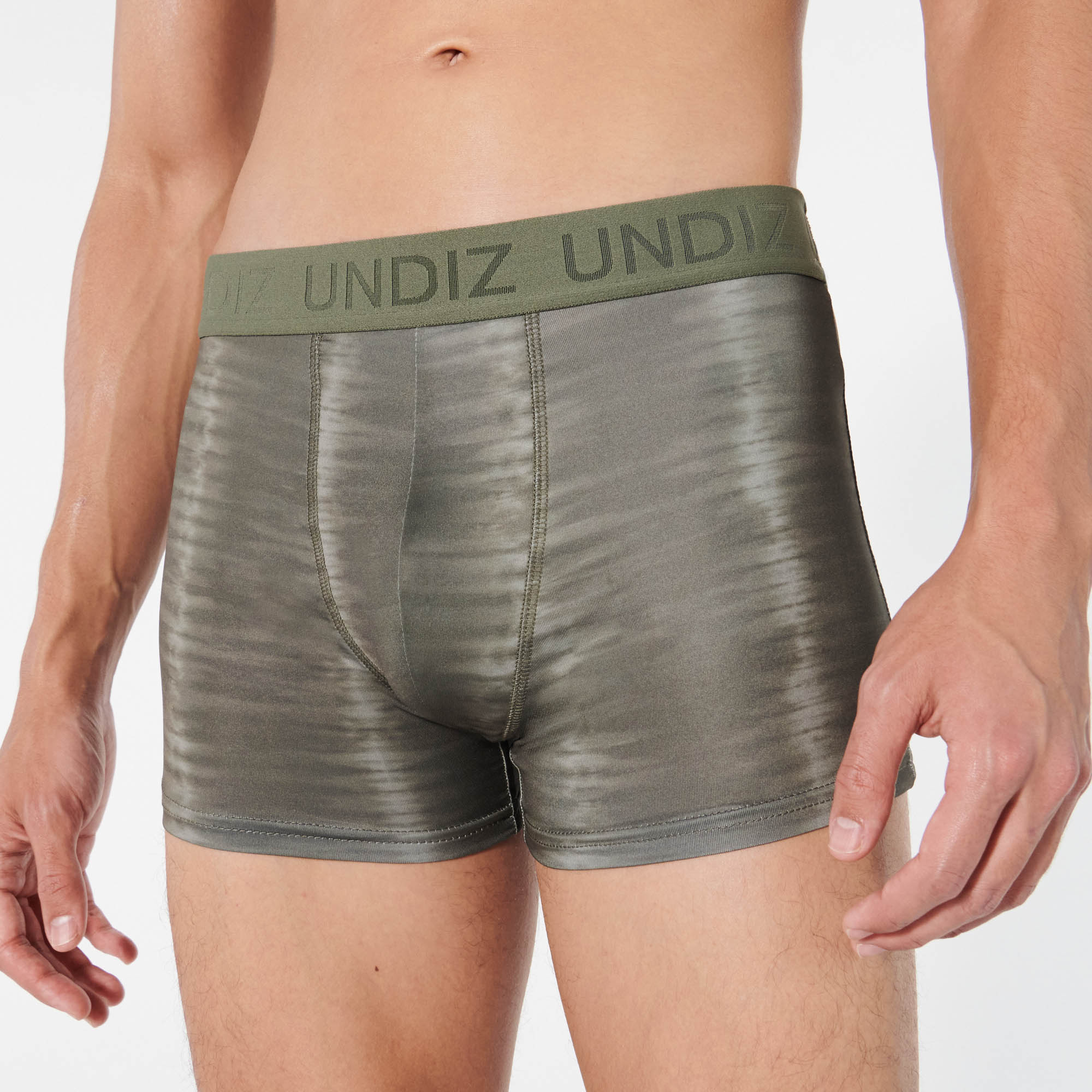 Boxer uni en microfibre