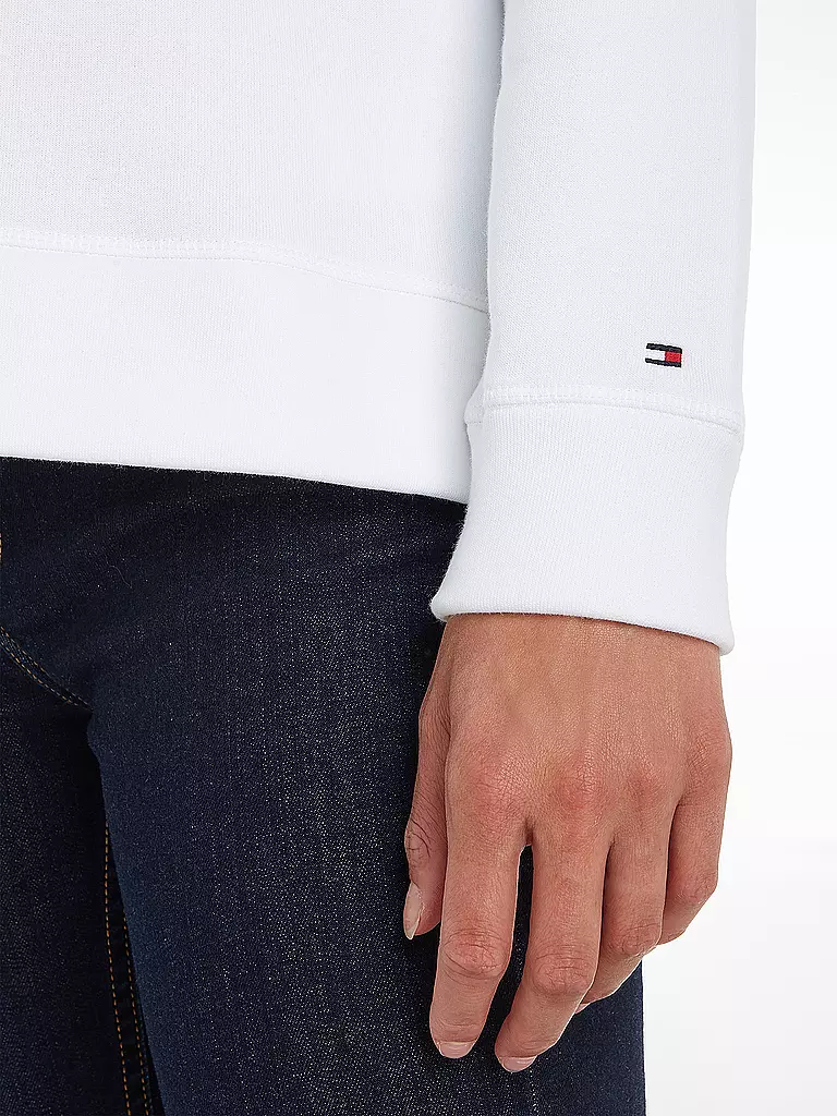 TOMMY HILFIGER Kapuzensweater - Hoodie  weiss