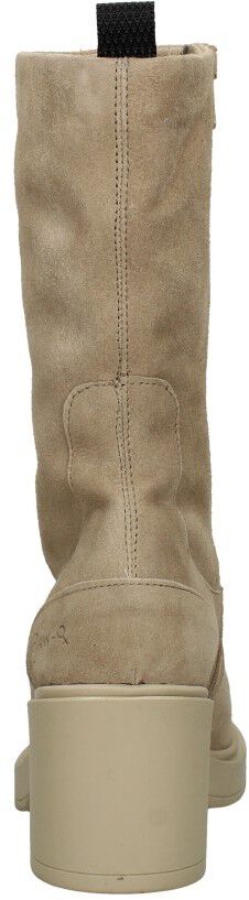 Mjus Enkellaarsjes Hak beige