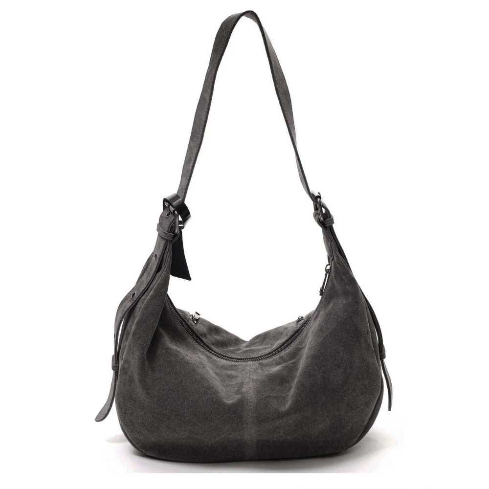 Nunoo | Small Stella | Suede schoudertas