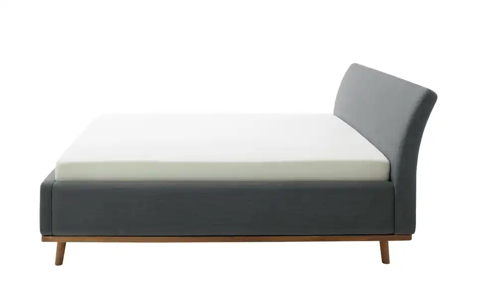 Polsterbettgestell Merla Anthrazit 160 cm