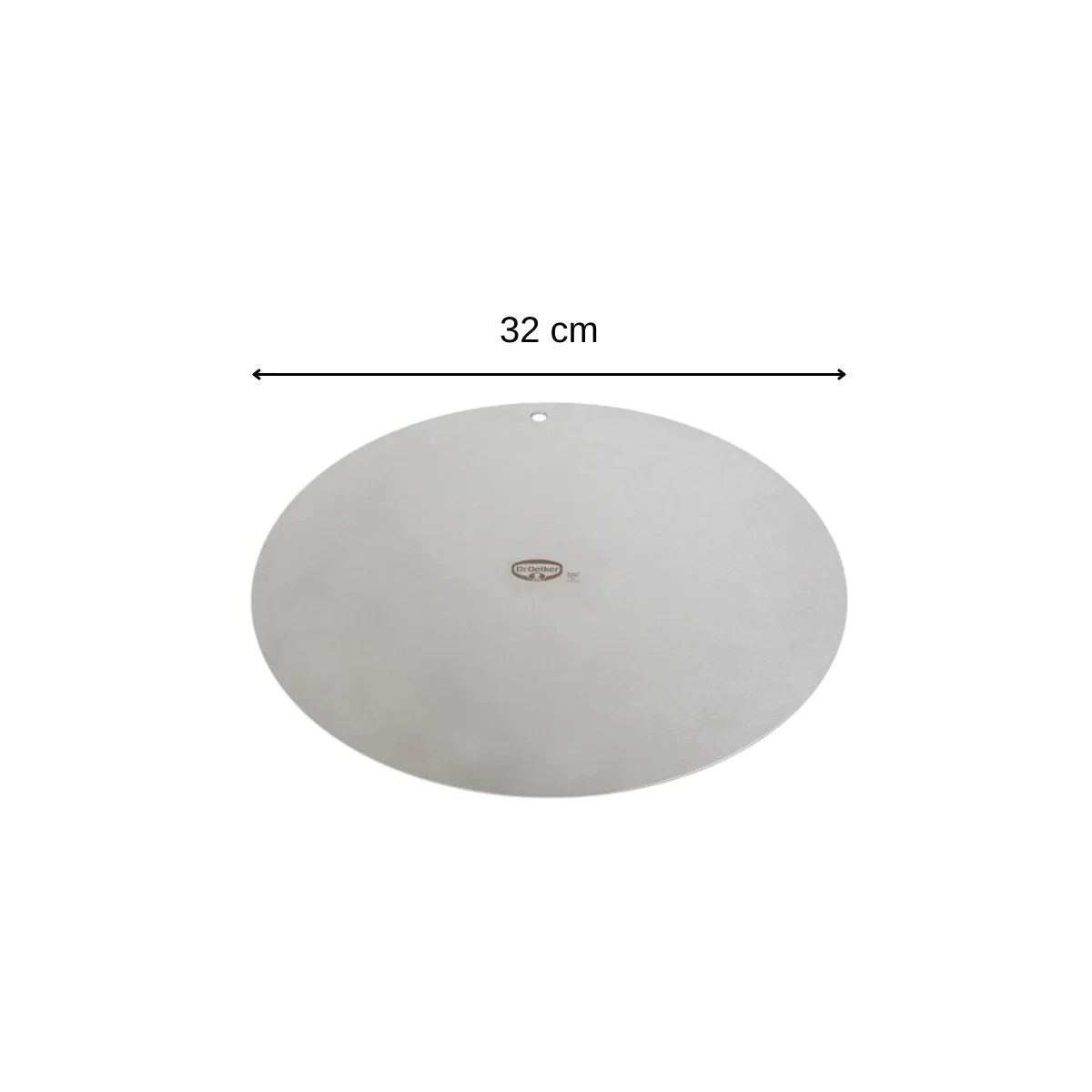 Plateau de présentation pour gâteau rond en inox Divers Dr. Oetker