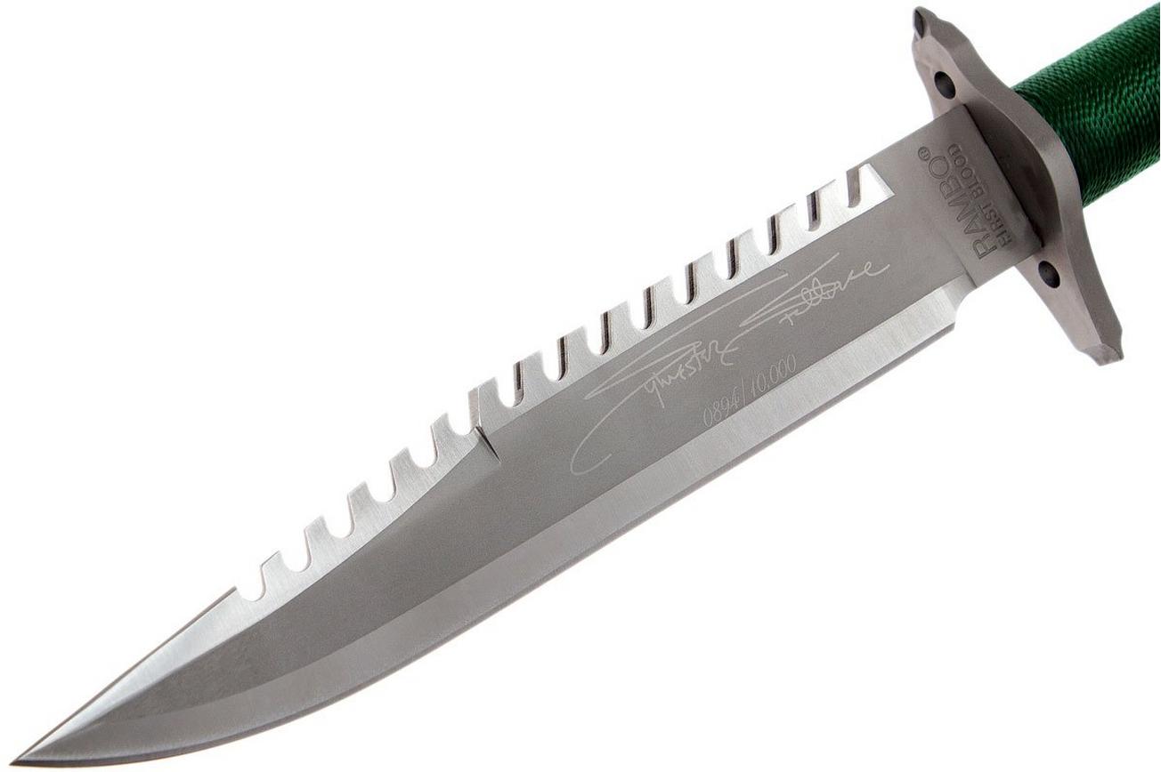 RAMBO knife First Blood Signature Edition met survival kit, 9293