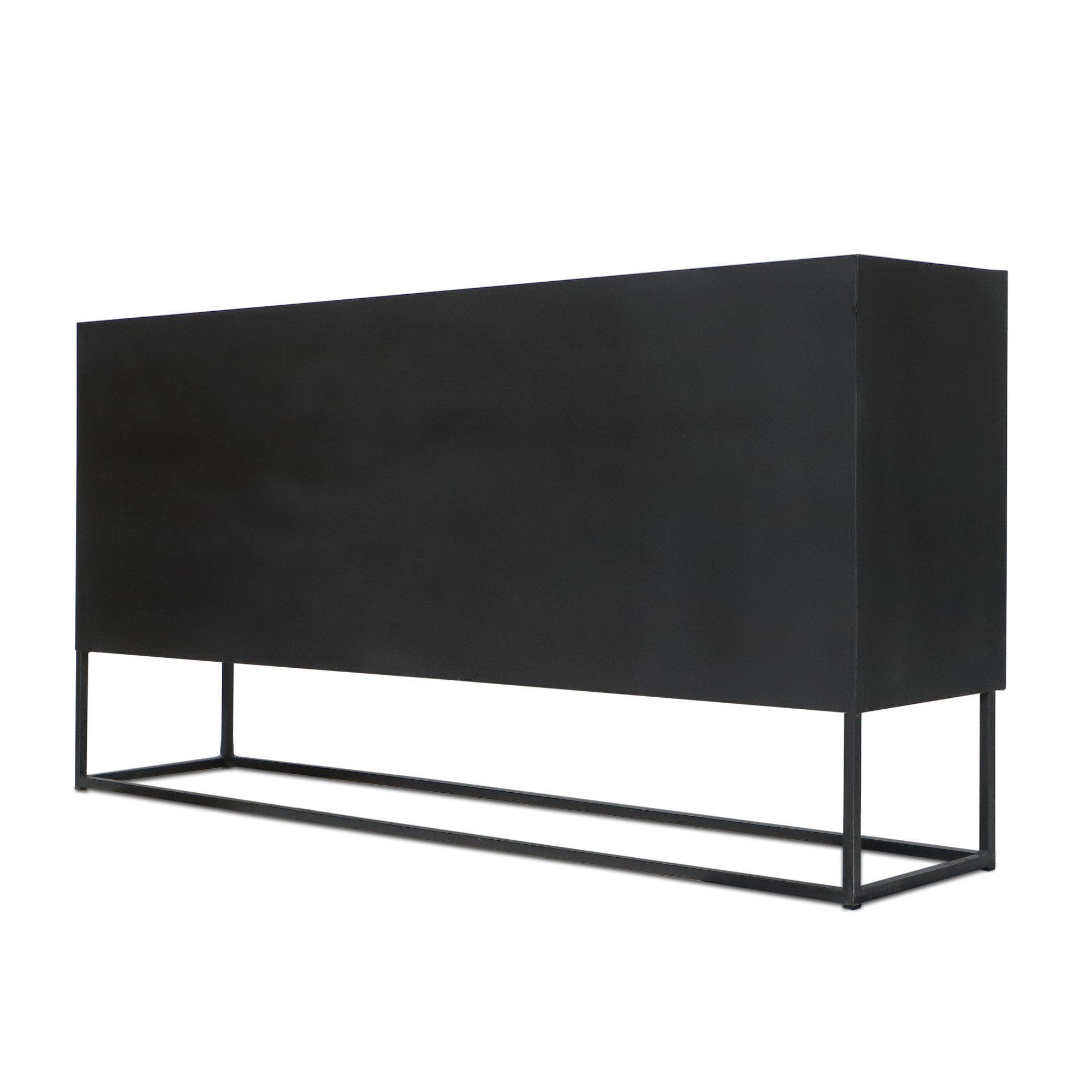 Sideboard 'Denford' mit 3 Türen, Mangoholz und Eisen, B 180 cm, H 90 cm, L 40 cm von fischer's lagerhaus