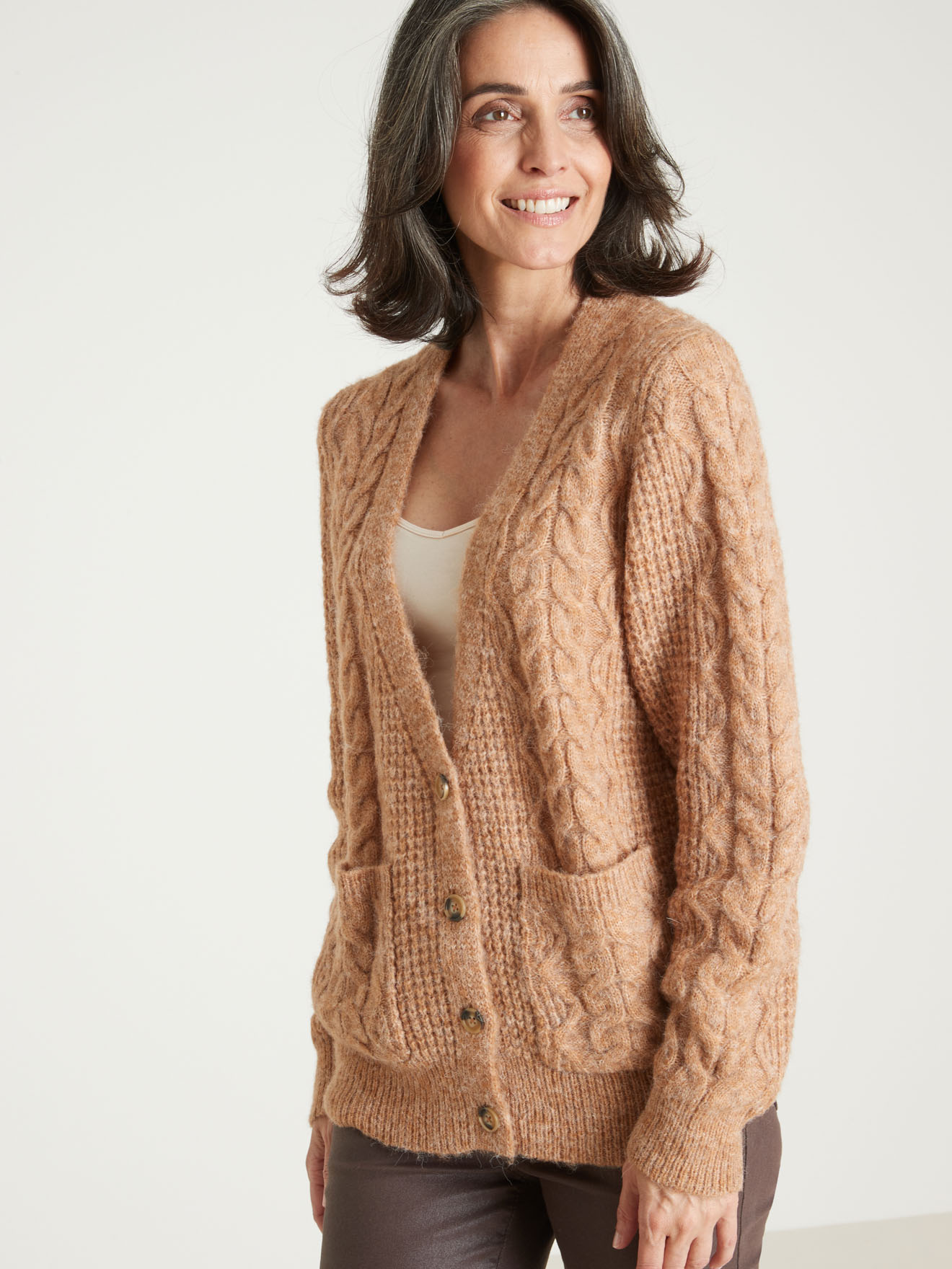 GIlet torsadé
