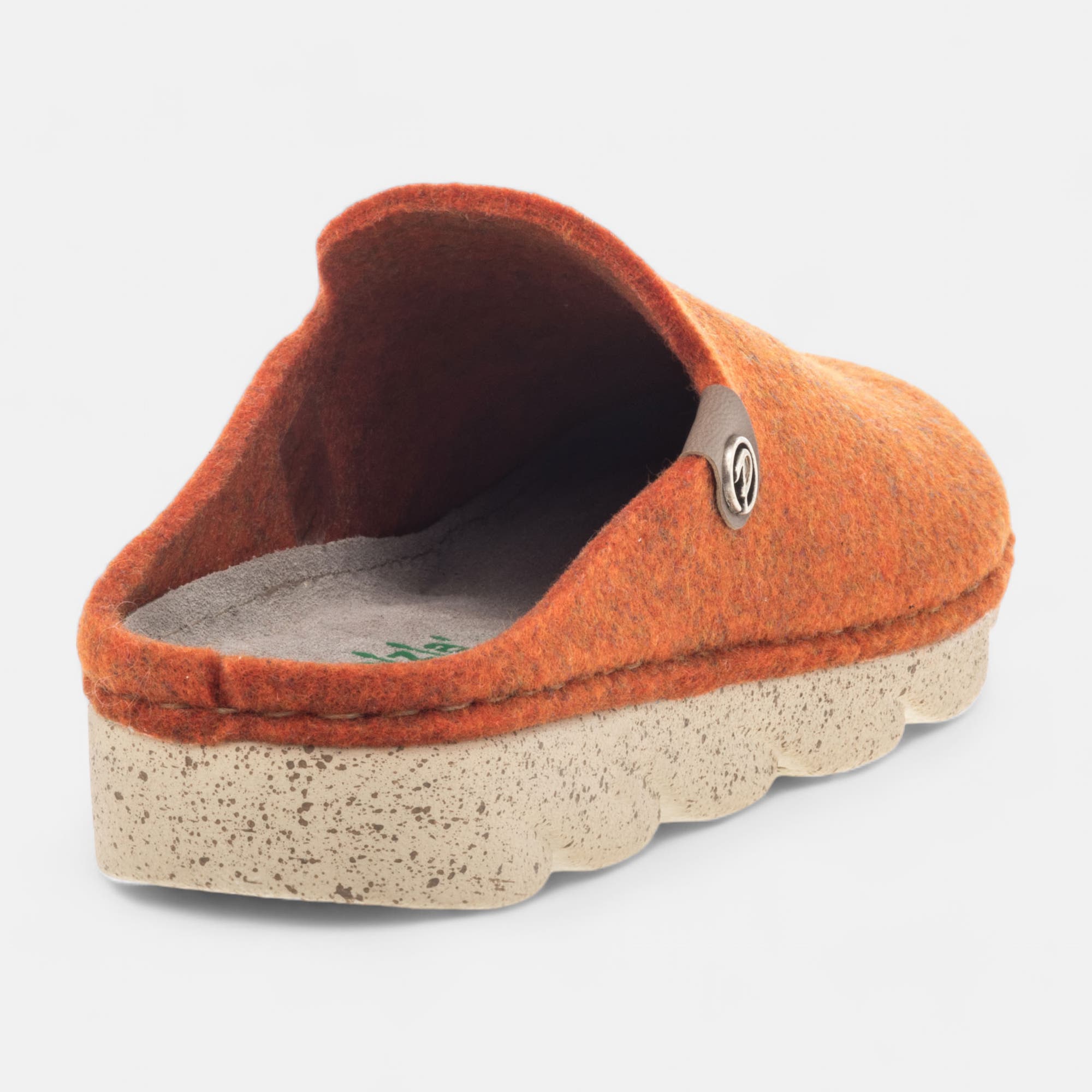 Pantoufles mules Femme orange