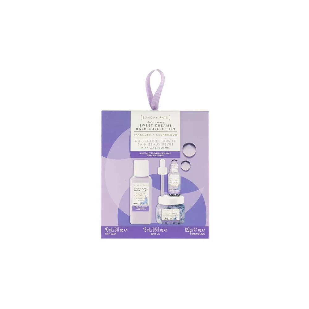 Sunday Rain Sleep Easy Giftset Sweet Dreams Bath Collection