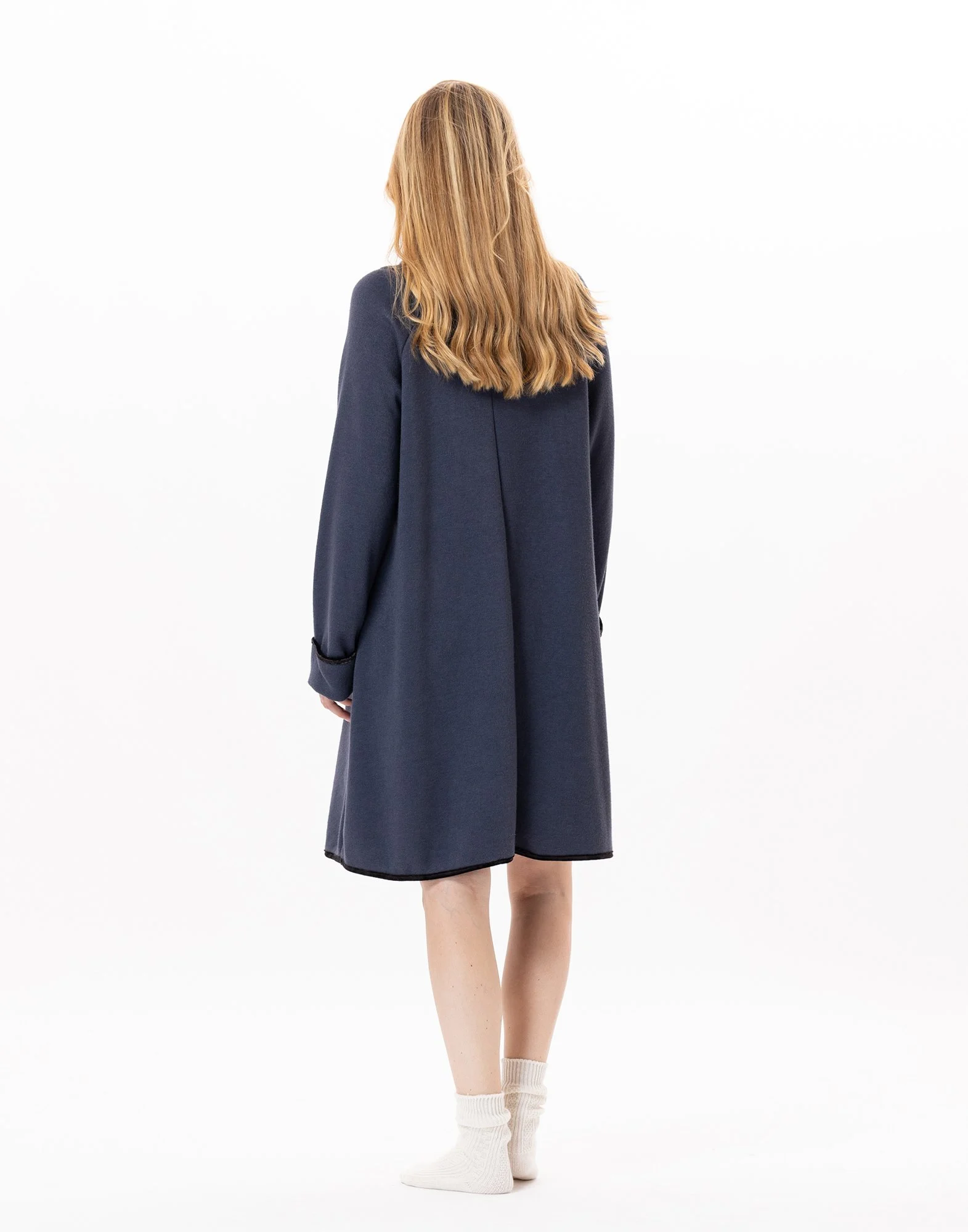 ALPAGA 840 - Robe en maille tricot | Bleu