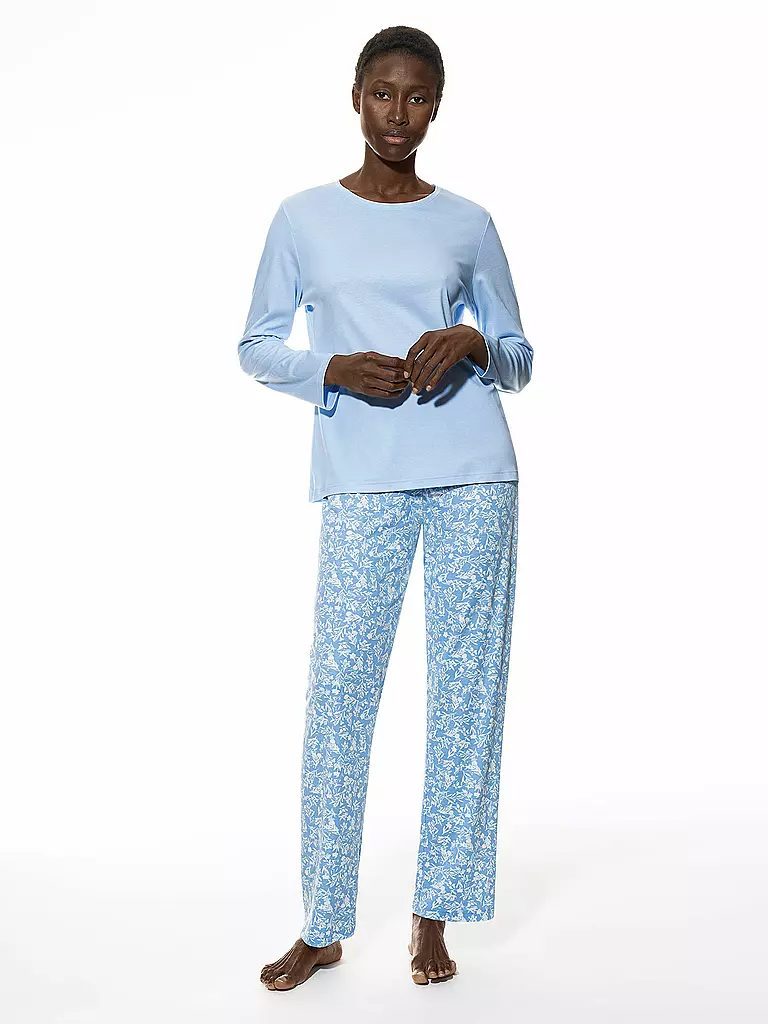 MEY Pyjama hellblau
