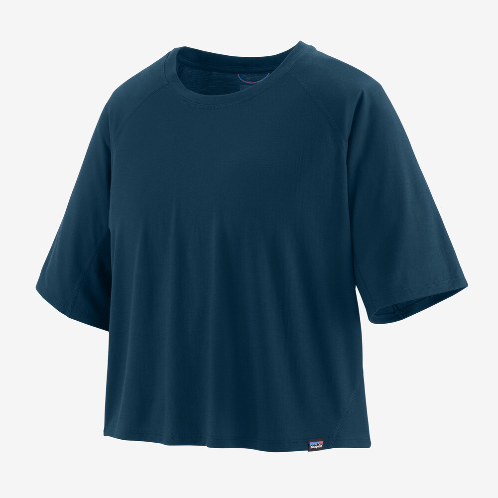Capilene Cool Trail Cropped Shirt für Damen mit kurzen Ärmeln