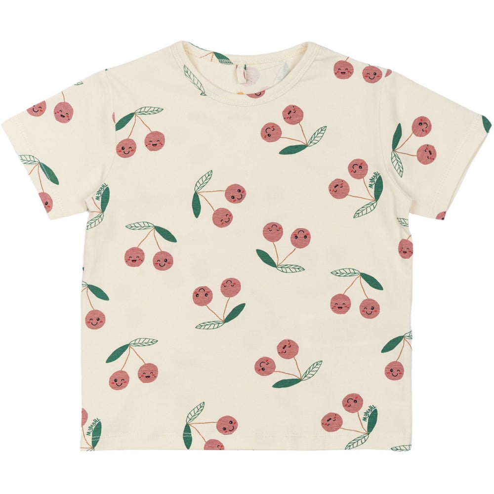 Køb THE NEW Siblings White Swan AOP Olivia T-Shirt
