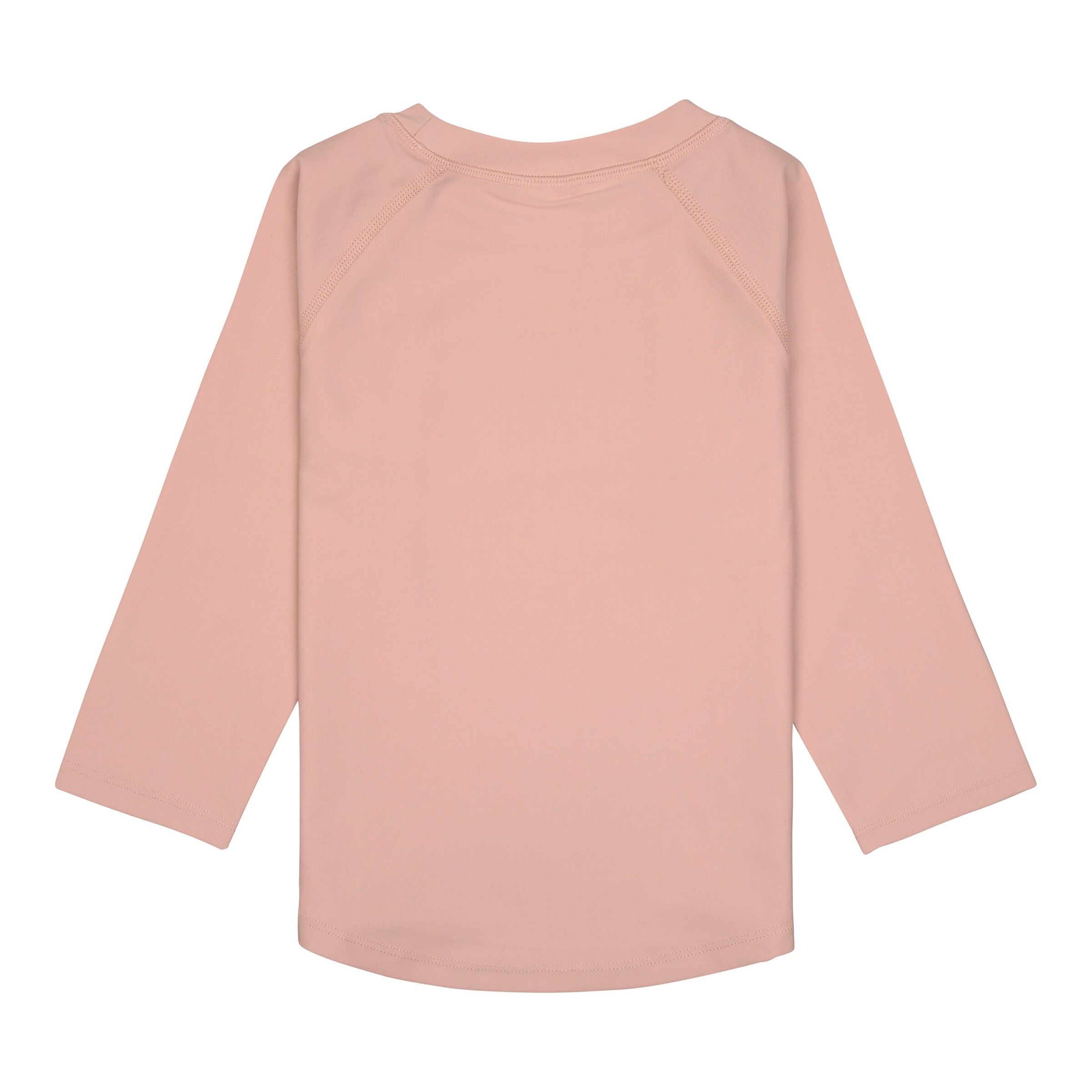 Lässig Badeshirt langarm mit UV-Schutz Palmen rosa/bunt