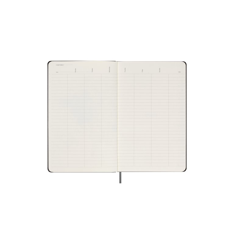 Moleskine Kalender Weekly Notebook undatiert