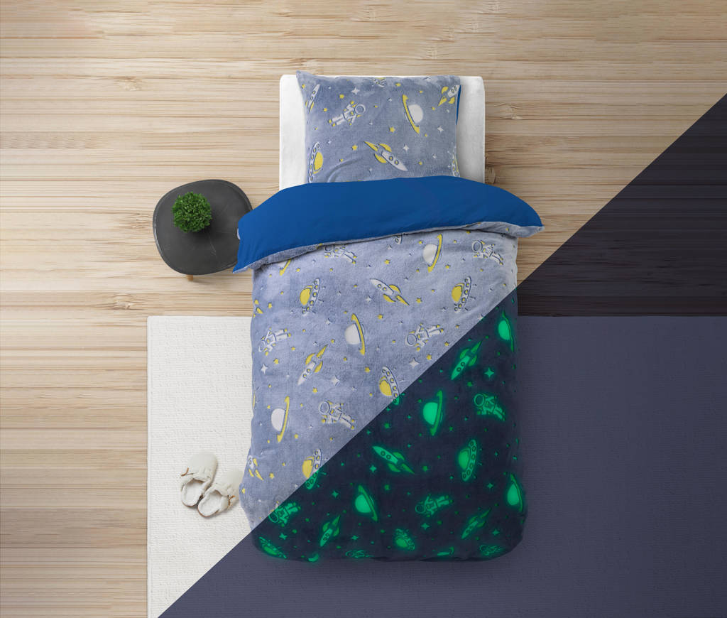 fleece dekbedovertrek 1 persoons (140x220 cm)