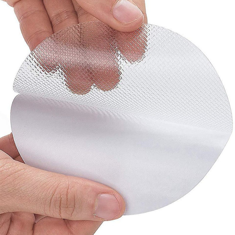 (21-tlg. Set) Ø10cm Selbstklebendes Anti-Rutsch Pad Sticker für Dusche / Badewanne - Transparent