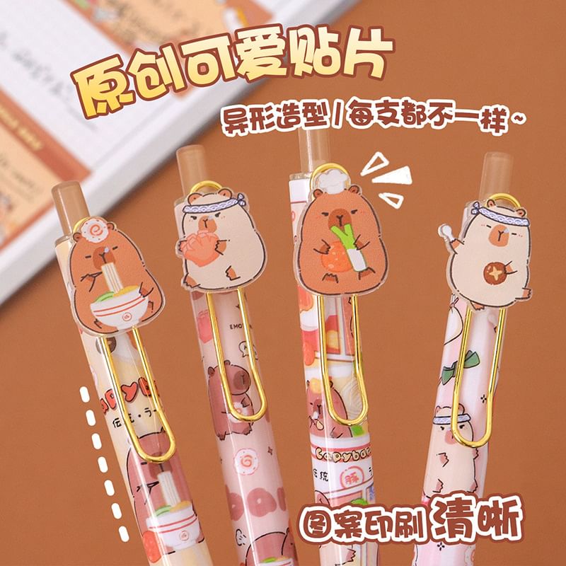 Eranso - Set van 4: Capybara Pen (Diverse ontwerpen)