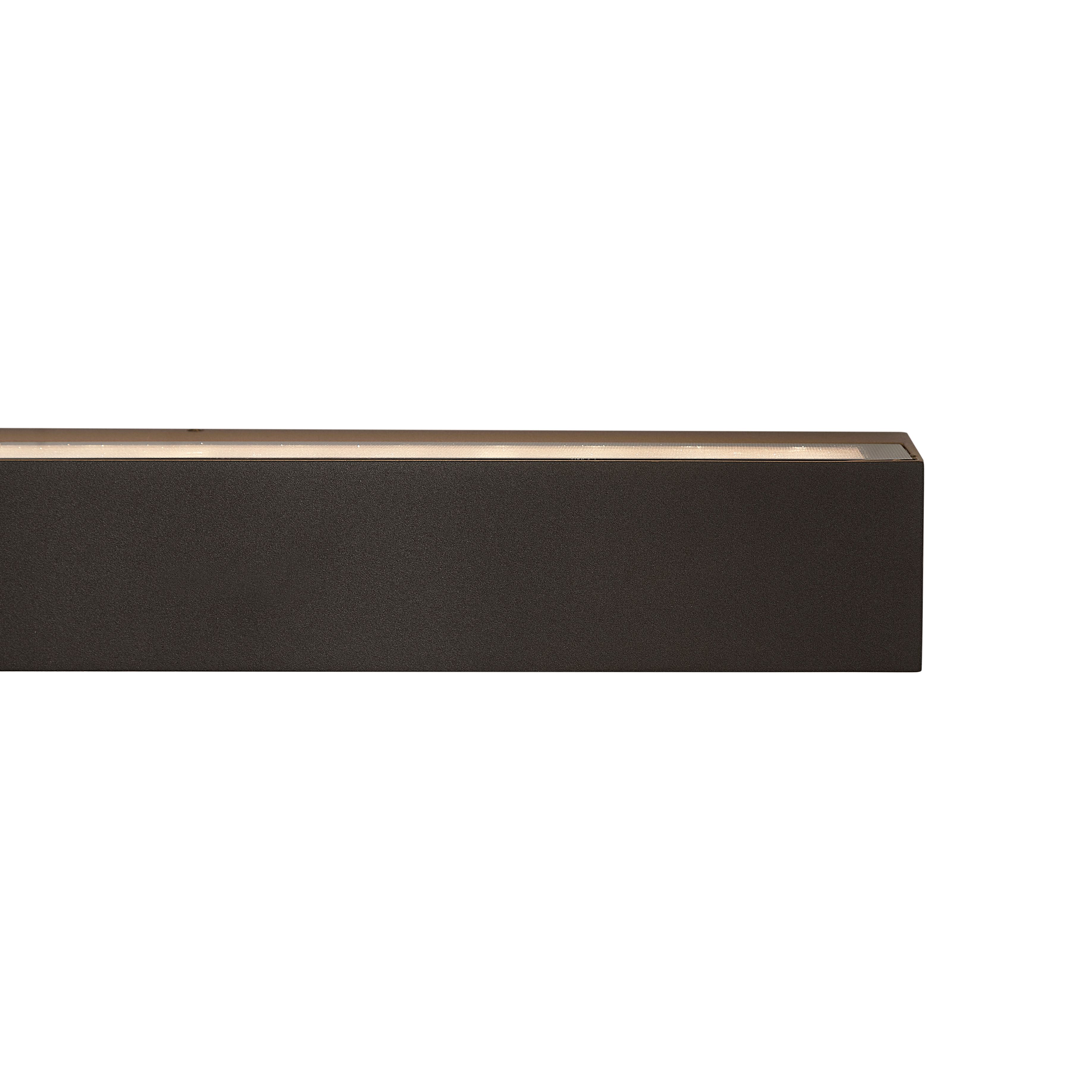 Industriële buiten wandlamp zwart 55cm incl. LED IP65 - Hannah