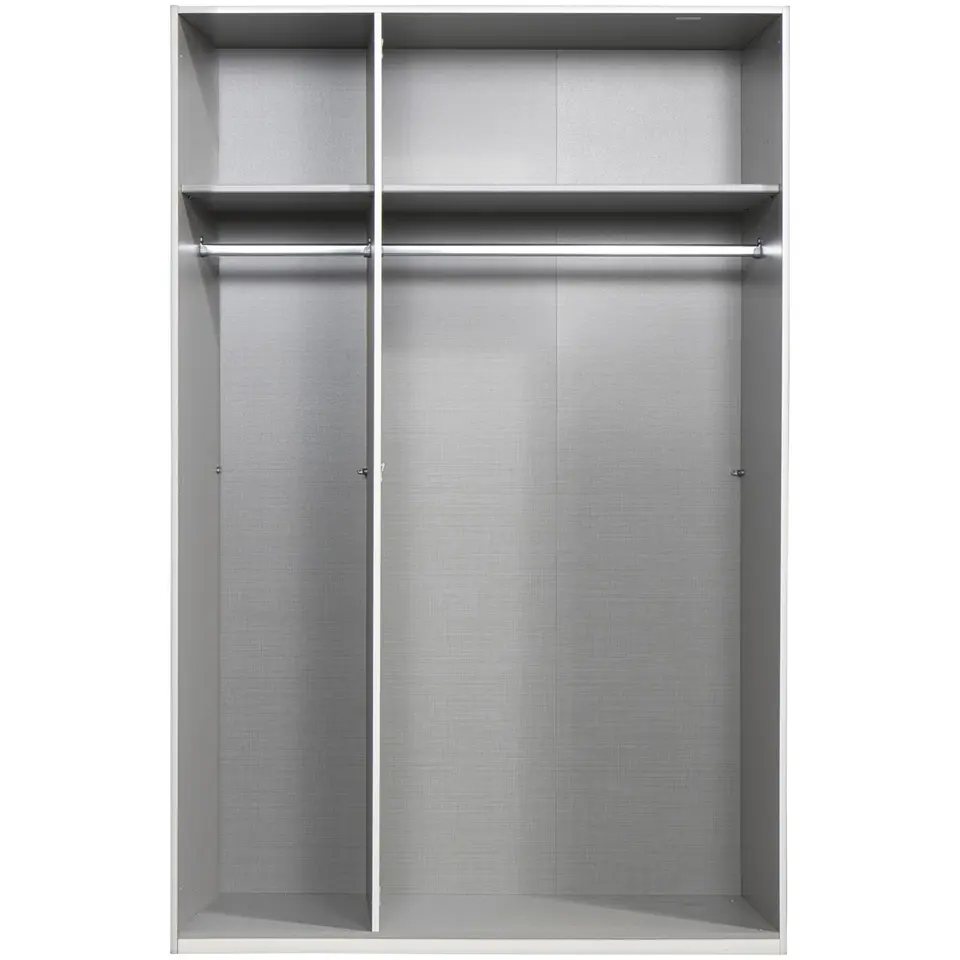 Kledingkast Milaan 3-deurs - wit - 236x135x58 cm