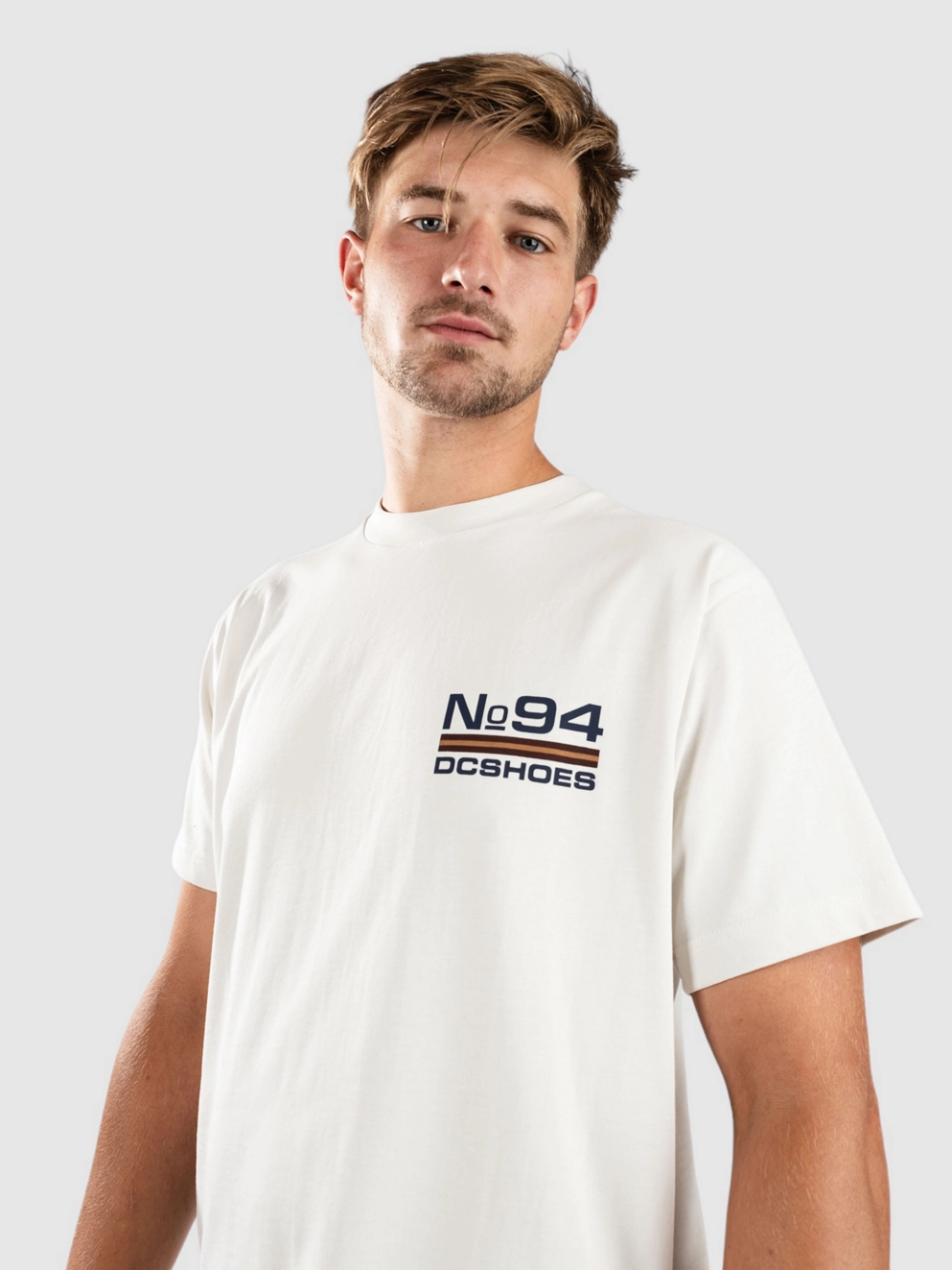 DC No 94 Worker Compass T-Shirt lily white