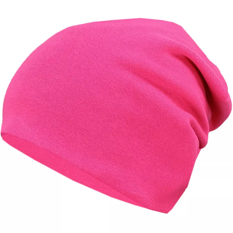TupTam Unisex Kinder Beanie Mütze Schlauchschal Set dunkelrosa