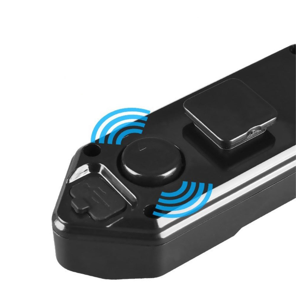 2in1 Wiederaufladbares USB Velo Fahrrad Blinker Rücklicht LED Bremslicht Warnlicht   Fernbedienung & Hupe (Spritzwasserfest)