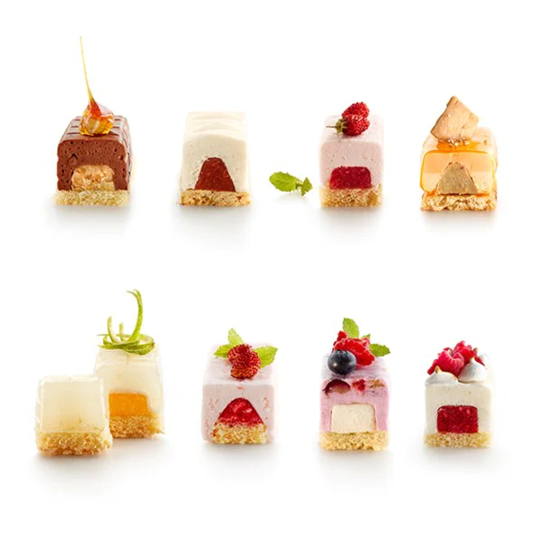 Kit 6 mini bûches carrées Lékué