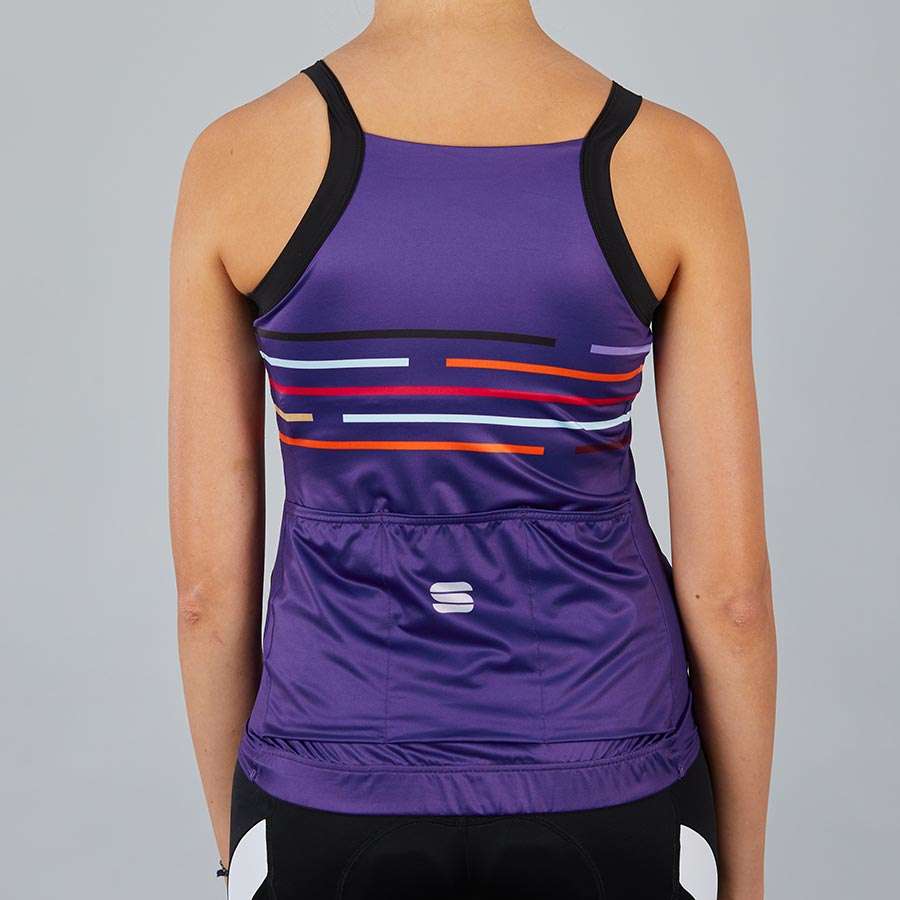 Sportful Velodrome Fietsshirt Zonder Mouwen Paars Dames