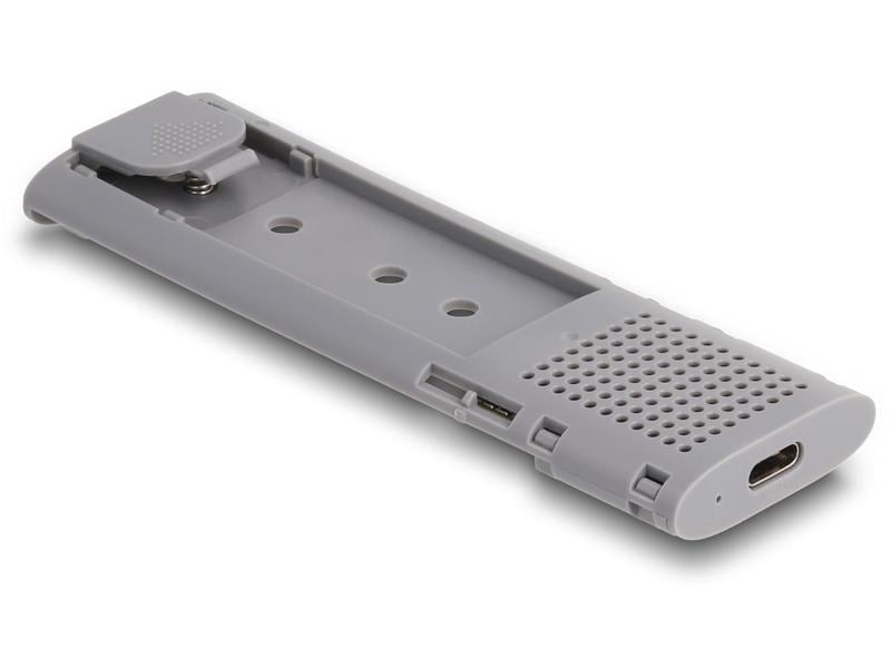 Delock Externes Gehäuse M.2 NVMe PCIe & SATA SSD zu USB 3.1 Externes USB Type-C Combo Gehäuse für M.2 NVMe PCIe oder SATA SSD werkzeugfrei