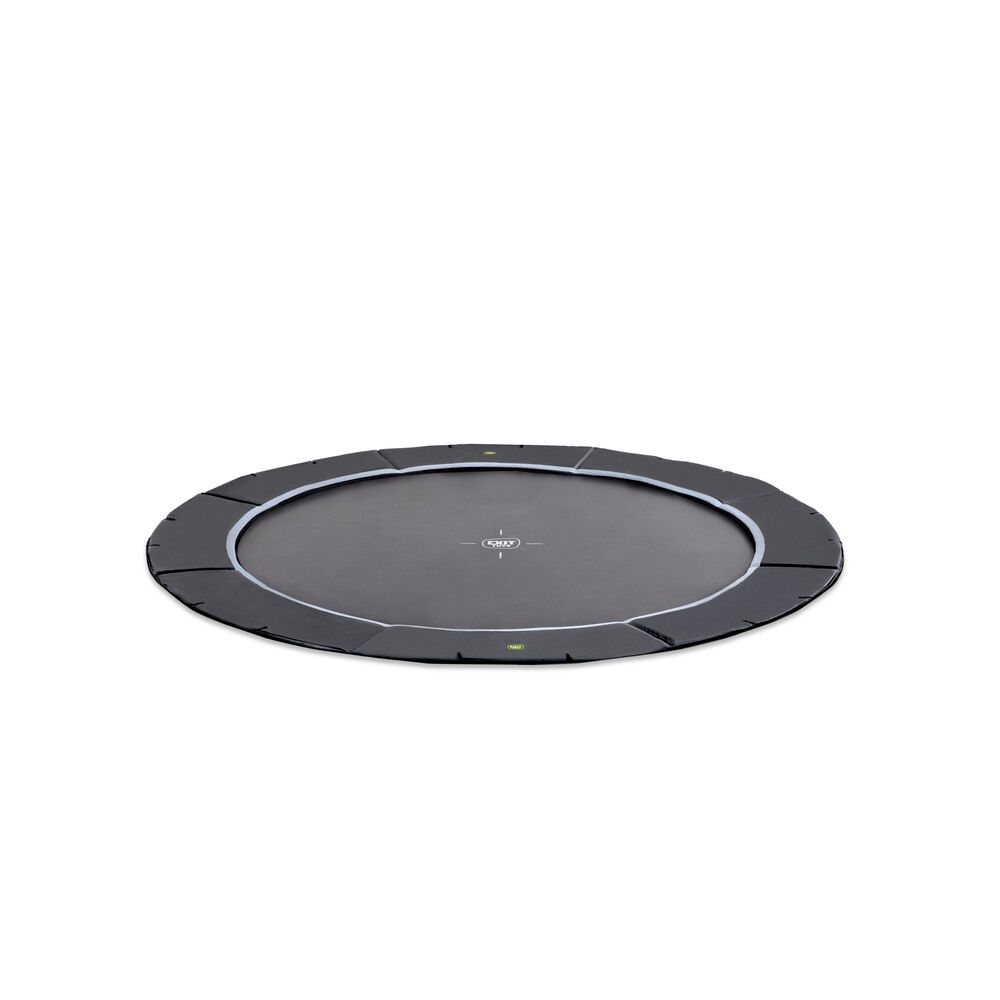 EXIT Dynamic groundlevel - Trampoline - Zwart - 427 cm