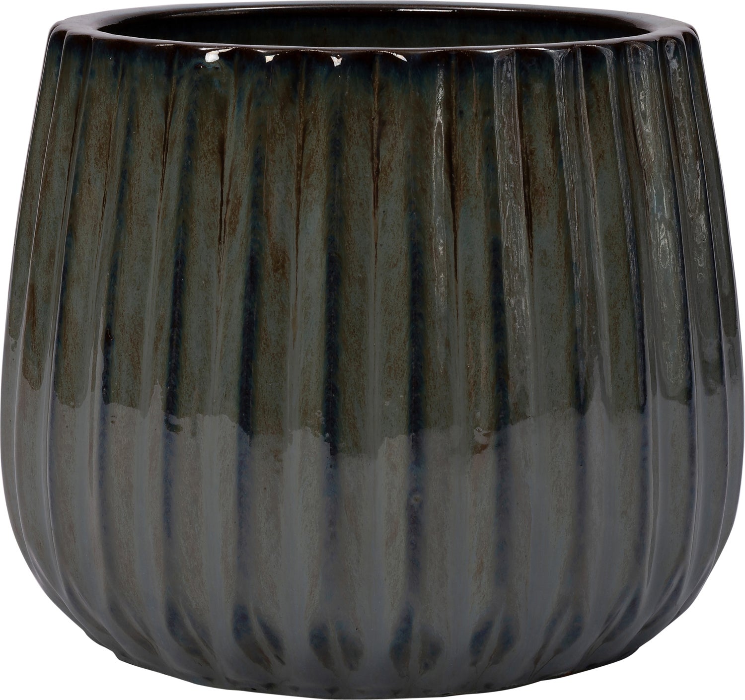 Intratuin bloempot Meloen groen D 20 H 17 cm