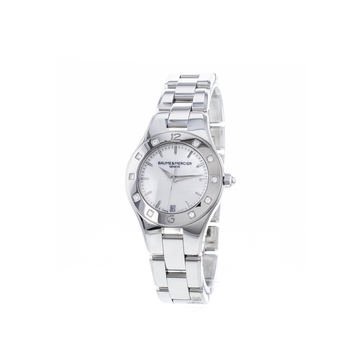 Montre d'occasion Baume et Mercier Linea femme acier