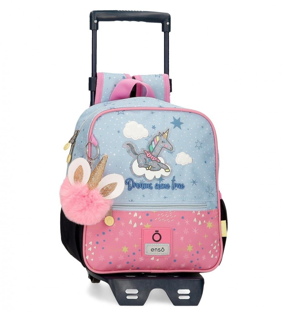 Mochila pequena Enso. Sonhos se tornam realidade com rodas.