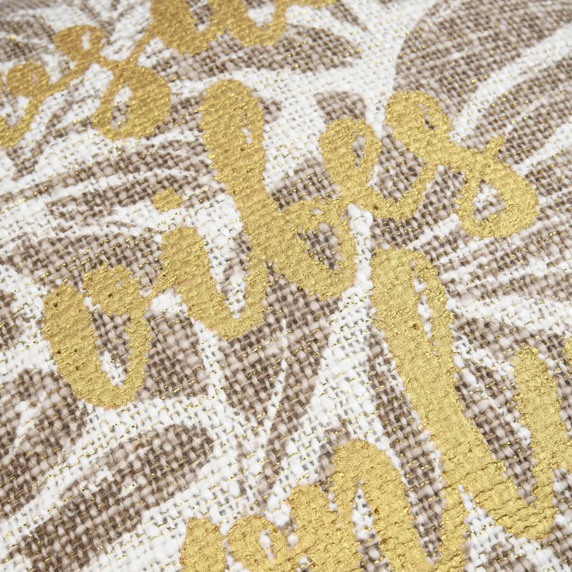 Coussin carré coton (40 x 40 cm) Hemera Taupe