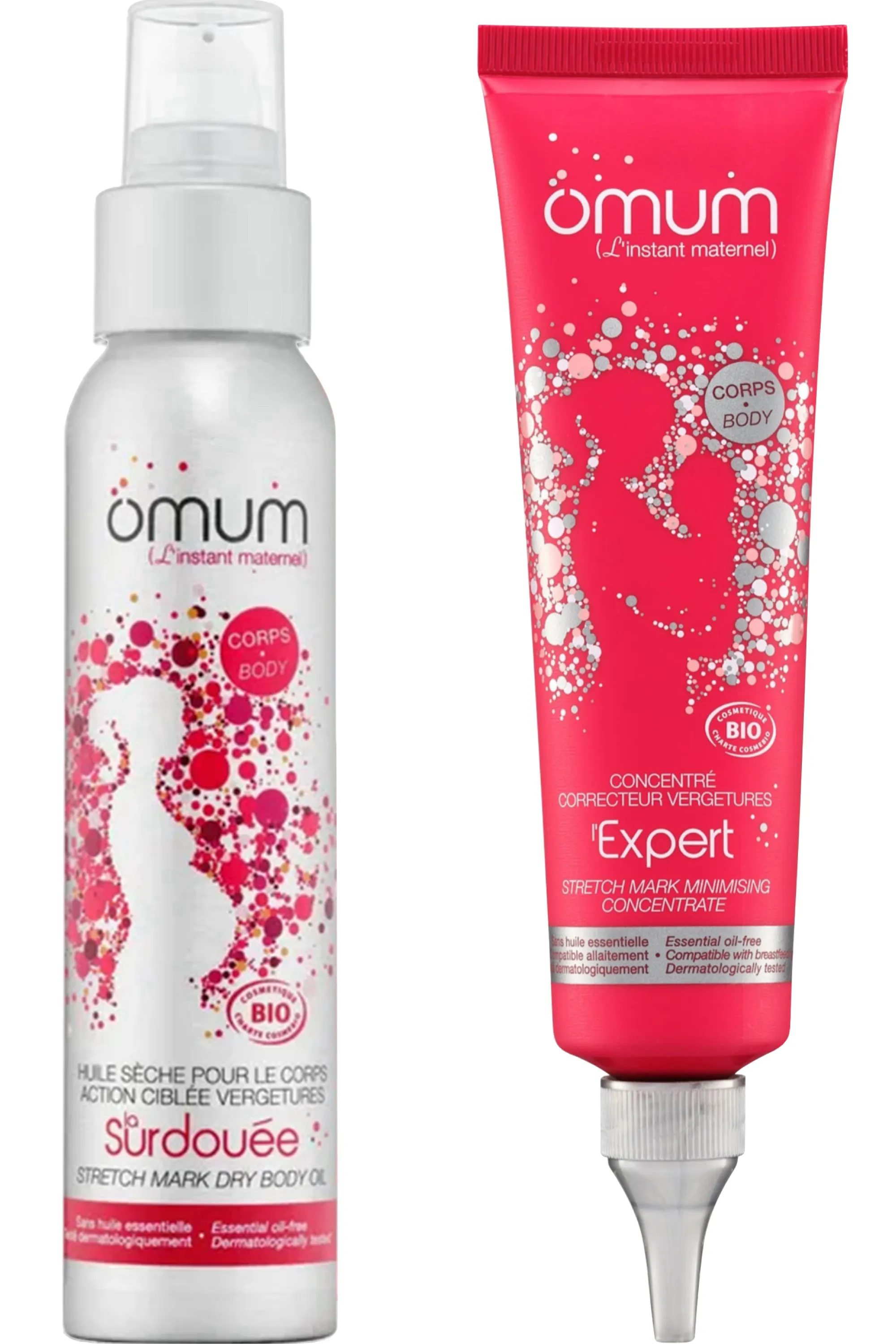 Omum Duo prévention & traitement vergetures-200 ml